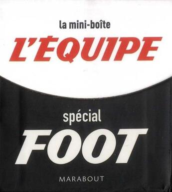 Couverture du livre « Mini-boîte l'équipe spécial foot » de  aux éditions Marabout