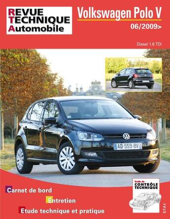 Couverture du livre « Volkswagen polo v - 06-2009> » de Etai aux éditions Etai