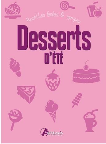 Couverture du livre « Dessert d'ete » de  aux éditions Artemis