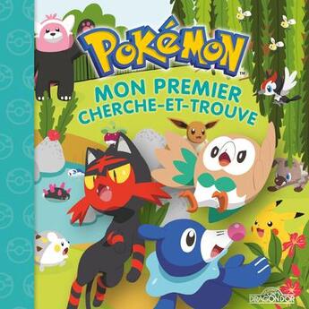 Couverture du livre « Pokemon - mon premier cherche-et-trouve - brindibou, flamiaou, otaquin » de The Pokemon Company aux éditions Les Livres Du Dragon D'or