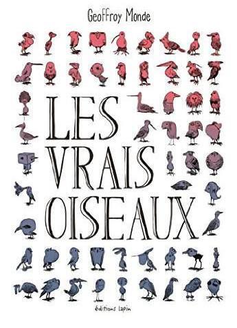 Couverture du livre « Les vrais oiseaux » de Geoffroy Monde aux éditions Lapin