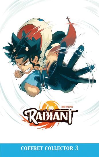 Couverture du livre « Radiant : coffret vol.3 : Tomes 9 à 12 » de Tony Valente aux éditions Ankama