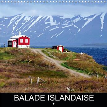 Couverture du livre « Balade islandaise (Calendrier mural 2020 300 × 300 mm Square) ; L'Islande en 12 photographies (Calendrier mensuel, 14 Pages ) » de  aux éditions Calvendo