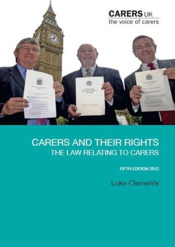 Couverture du livre « Carers and their rights » de Francis Dr Hywel aux éditions Cargo Publishing Uk Ltd Digital