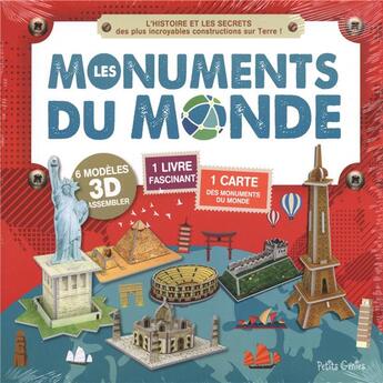 Couverture du livre « Les monuments du monde » de Claire Chabot aux éditions Shoebox Media