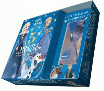 Couverture du livre « 5 minutes pour s'endormir : La Reine des Neiges : coffret » de Disney aux éditions Disney Hachette