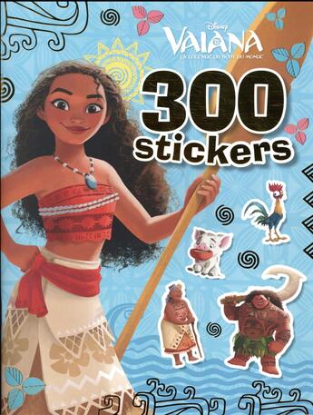 Couverture du livre « Vaiana, 300 Stickers Avec Fer A Dorer » de  aux éditions Disney Hachette