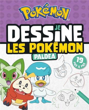 Couverture du livre « Pokémon - Je dessine les Pokémon de Paldea : Je dessine NEW » de  aux éditions Hachette Jeunesse
