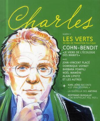 Couverture du livre « REVUE CHARLES t.11 ; les Verts, 30 ans de transition politique » de Revue Charles aux éditions Charles Editions