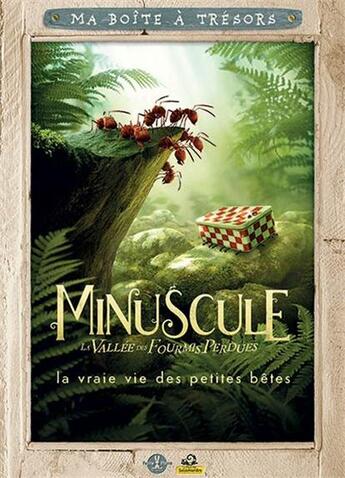 Couverture du livre « Ma boîte à trésors, minuscule ; la vallée des fourmis perdues » de Marc Cantin et David Melbeck aux éditions Petite Plume De Carotte