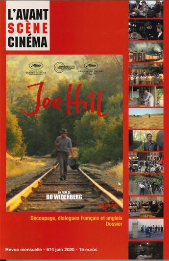 Couverture du livre « L'avant-scene cinema n 674 joe hill - jun 2020 » de  aux éditions Alice Edition