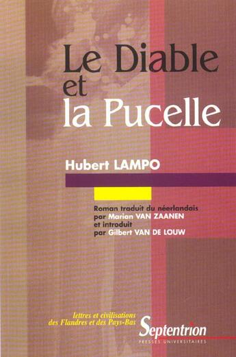 Couverture du livre « Le diable et la pucelle » de Lampo Hubert aux éditions Pu Du Septentrion