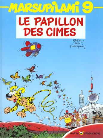 Couverture du livre « Marsupilami Tome 9 : le papillon des cimes » de Yann et Batem et Andre Franquin aux éditions Marsu Productions