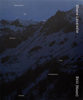 Couverture du livre « Still (noon) » de Lavalette Shane aux éditions Patrick Frey