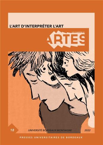 Couverture du livre « L art d interpreter l art » de Pierre Sauvanet aux éditions Pu De Bordeaux