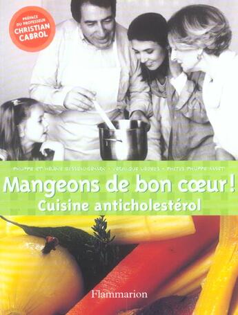 Couverture du livre « Mangeons de bon coeur » de Boisseau-Beharn Phil aux éditions Flammarion