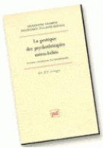 Couverture du livre « Pratique des psychotherap.meres-bebe » de Cramer B. aux éditions Puf