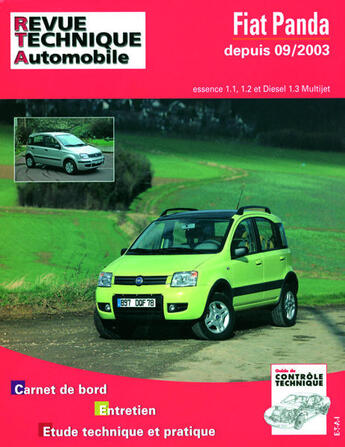 Couverture du livre « RTA b706.5 Fiat Panda/4x4 09/03> es.1.1/1.2 dies 1.3 » de Etai aux éditions Etai