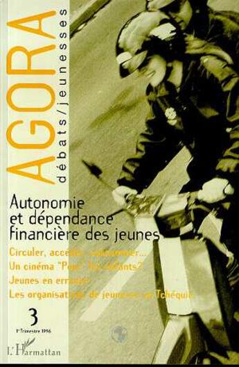 Couverture du livre « Autonomie et dependance financiere des jeunes - vol03 » de  aux éditions L'harmattan