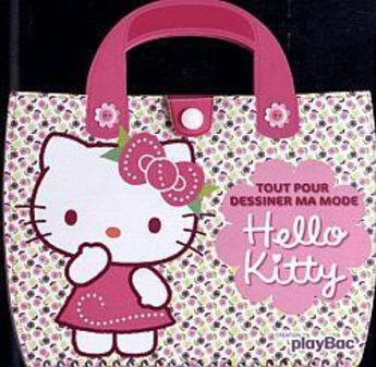 Couverture du livre « Hello Kitty ; tout pour dessiner ma mode » de  aux éditions Play Bac