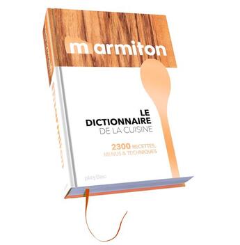 Couverture du livre « Marmiton dico ; toute la cuisine en 1 000 recettes » de  aux éditions Play Bac