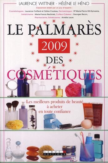 Couverture du livre « Le palmarès 2009 des cosmétiques » de Laurence Wittner aux éditions Leduc