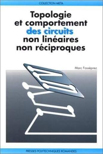 Couverture du livre « Topologie Et Comportement » de Fosseprez aux éditions Ppur