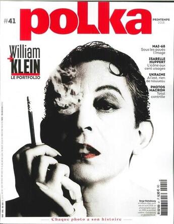 Couverture du livre « Polka n 41 william klein fevrier 2018 » de  aux éditions Polka