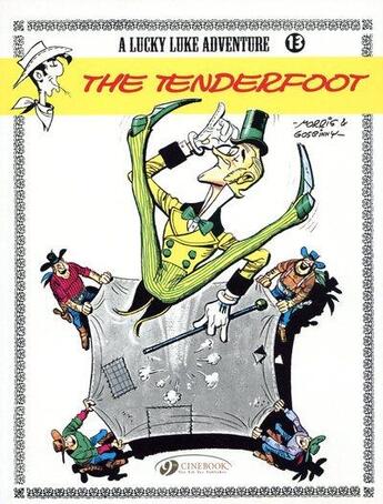 Couverture du livre « Lucky Luke t.13 ; the tenderfoot » de Rene Goscinny et Morris aux éditions Cinebook