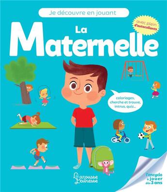 Couverture du livre « Je decouvre en jouant - la maternelle » de Aurore Meyer aux éditions Larousse