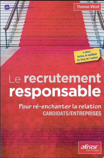 Couverture du livre « Le recrutement responsable » de Thomas Vilcot aux éditions Afnor