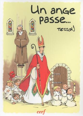 Couverture du livre « Un ange passe... » de Luc Tesson aux éditions Cerf