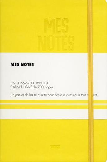 Couverture du livre « Carnet simili cuir jaune » de Nemesis aux éditions Toma