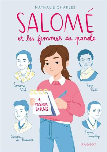 Couverture du livre « Salomé et les femmes de parole ; trouver sa place » de Nathalie Charles aux éditions Rageot