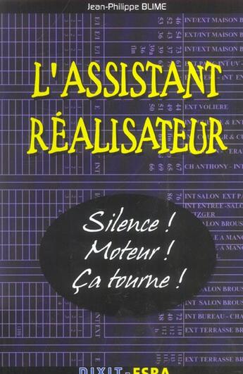 Couverture du livre « L'assistant realisateur » de Jean-Philippe Blime aux éditions Dixit