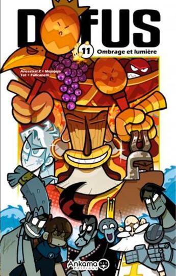Couverture du livre « Dofus Tome 11 : ombrage et lumière » de Mojojojo et Brunowaro et Tot et Ancestral Z aux éditions Ankama