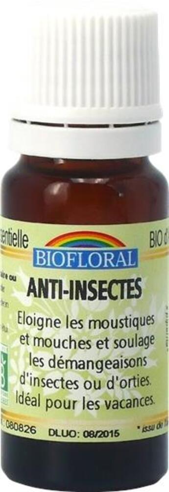 Couverture du livre « Huile d'ambiance anti-insectes - 10ml - bio » de  aux éditions Dg-exodif