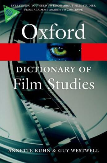 Couverture du livre « A Dictionary of Film Studies » de Westwell Guy aux éditions Oup Oxford