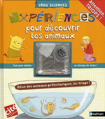 Couverture du livre « Expériences pour découvrir les animaux » de Grinberg/Renon aux éditions Nathan