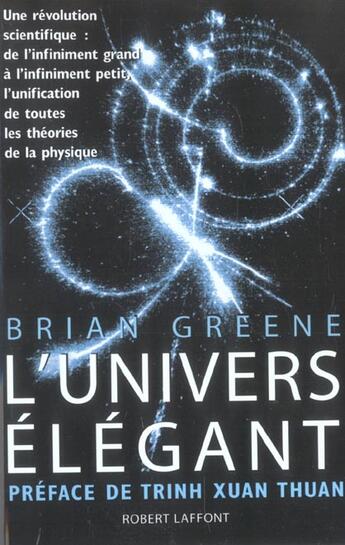 Couverture du livre « L'univers elegant » de Greene/Thuan aux éditions Robert Laffont