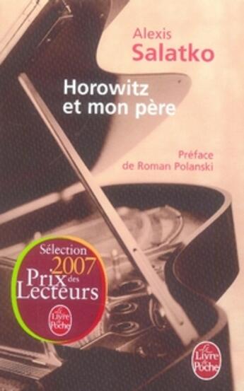 Couverture du livre « Horowitz et mon père » de Salatko-A aux éditions Le Livre De Poche