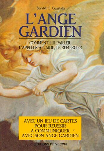Couverture du livre « Ange gardien (l') + cartes a decouper » de Guastalla aux éditions De Vecchi