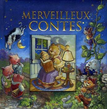 Couverture du livre « Merveilleux contes couverture 3d/merveilleux contes » de Adaptation Piccolia aux éditions Piccolia