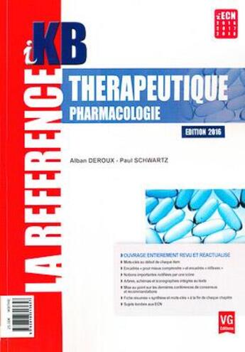 Couverture du livre « Ikb therapeutique edition 2016 » de Deroux A. aux éditions Vernazobres Grego