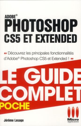 Couverture du livre « Photoshop CS5, 5.5 et 6 » de Jerome Lesage aux éditions Micro Application