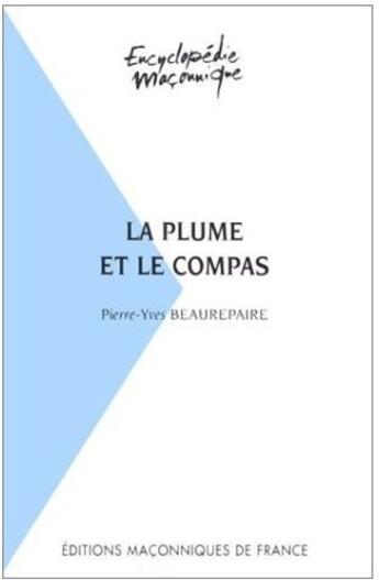 Couverture du livre « La plume et le compas » de  aux éditions Edimaf