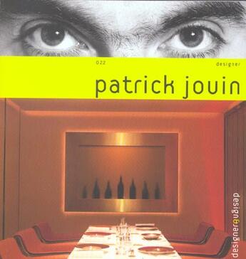 Couverture du livre « Patrick Jouin » de Patrick Jouin aux éditions Pyramyd