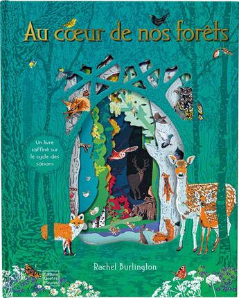 Couverture du livre « Au coeur de nos forêts » de Genevieve Herr et Rachel Burlington aux éditions Glenat Jeunesse