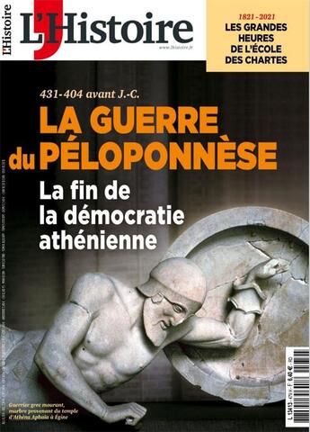 Couverture du livre « La histoire n 479 - la guerre du peloponnese - janvier 2021 » de  aux éditions L'histoire