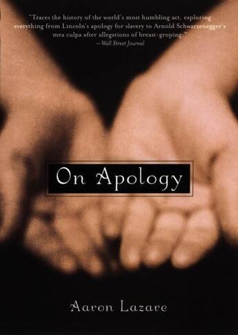 Couverture du livre « On Apology » de Lazare Aaron aux éditions Oxford University Press Usa